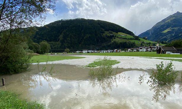 Schutzbauten in Mittersill wehrten Hochwasser vom Sommer ab