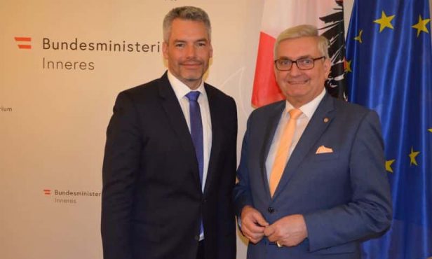 Antrittsbesuch bei Gemeindeminister Karl Nehammer