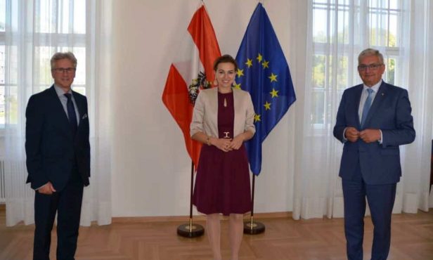 Antrittsbesuch bei Justizministerin Zadić