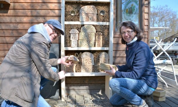 Winterputz im Wildbienenhotel?