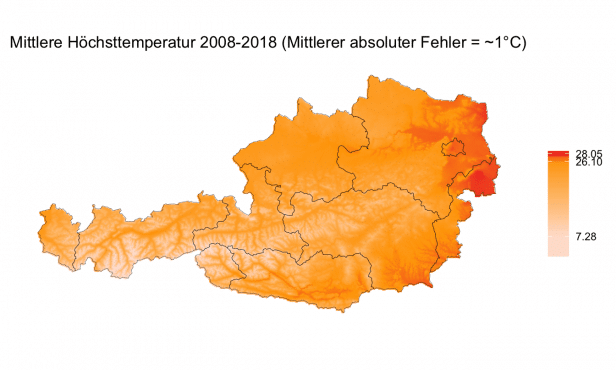 Wie erwärmt sich Ihre Gemeinde bis 2050?