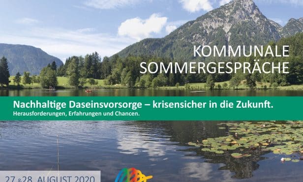 Kommunale Sommergespräche heuer am 27. und 28. August