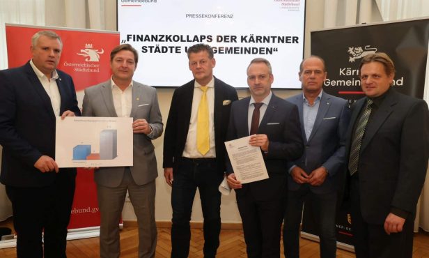 Kärntens Gemeinden droht ab Mitte 2024 die Zahlungsunfähigkeit