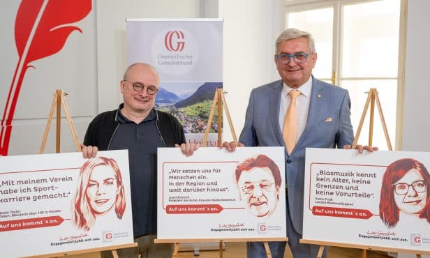 Gemeindebund präsentiert Kampagne: „Auf uns kommt’s an. Engagement in der Gemeinde zahlt sich aus“