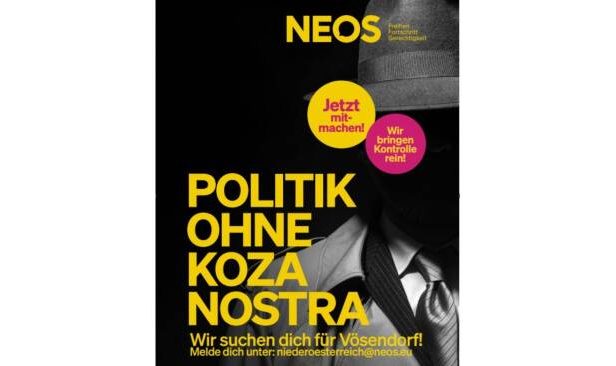 Koza nostra – Wirbel um entfernte Plakate in Vösendorf