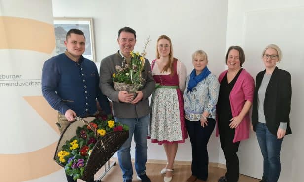 Valentins-Besuch der Salzburg Gärtner und Gemüsebauern