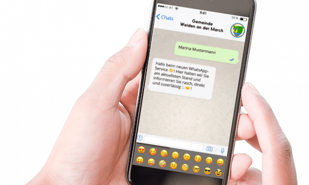 94% Zufriedenheit, wenn Sie über WhatsApp informieren