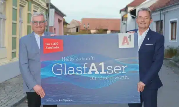 A1 treibt Glasfaserausbau in ländlichen Gemeinden voran