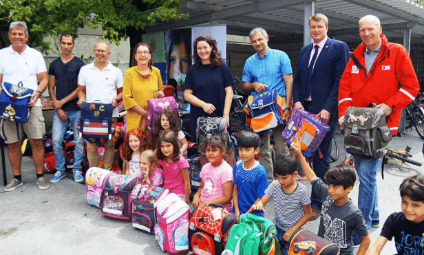ReUse-Projekt: Alte Schultaschen mit neuem Sinn