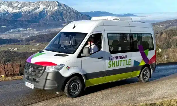 Erfolgsprojekt Tennengau-Shuttle: Bus für die letzte Meile
