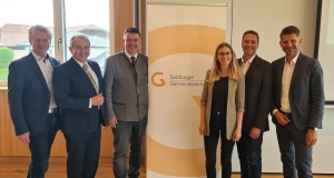 Bgm. Johann Grubinger, Bgm. Wolfgang Wagner, Dr. Martin Huber, Mag. Alexandra Mitterwurzer, Bgm. MMag.Michael Prantner, Bgm. Herbert Schober (© Sbg. Gemeindeverband)