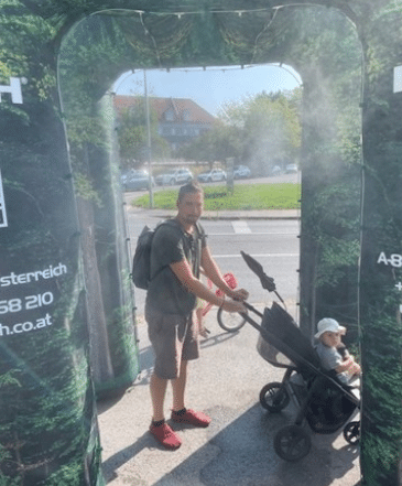 Naturklima Abkühlung