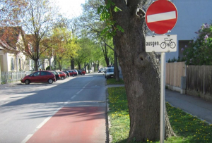 Strape und Radweg in Korneuburg, NÖ
