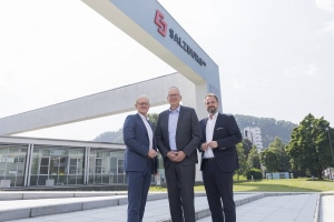 DI Herwig Struber,MSC, Präs. Bgm. Manfred Sampl, MMag., E.M.B.L.-HSG Michael Baminger